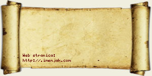 Jovanka Paralatić vizit kartica